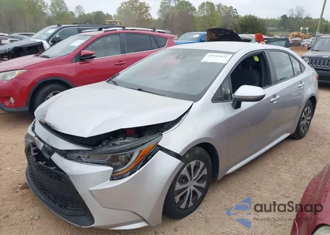 2022 Toyota Corolla Hybrid Le from USA, damaged, VIN JTDEAMDE7NJ043252